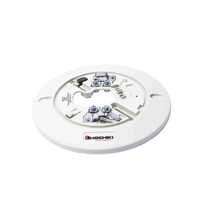 Base Para Detector Convencional Hochiki, Diámetro 6", 2 Hilos, 24 Vcd  (0300-04070 IT), Color Hueso