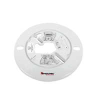 Base Para Detector Convencional Hochiki, Diámetro 6", 2 Hilos, 24 Vcd  (0300-04070 IT), Color Hueso