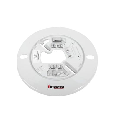 Base Para Detector Convencional Hochiki, Diámetro 6", 2 Hilos, 24 Vcd  (0300-04070 IT), Color Hueso