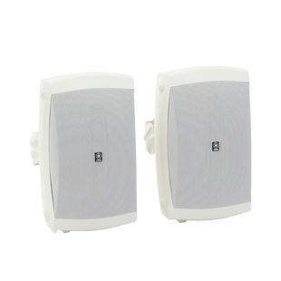 Altavoces de Montaje en Superficie de 2 vias | Woofer 5 in, Tweeter 0.5 in | Semi-Exterior, 6 ohms | Par Color Blanco