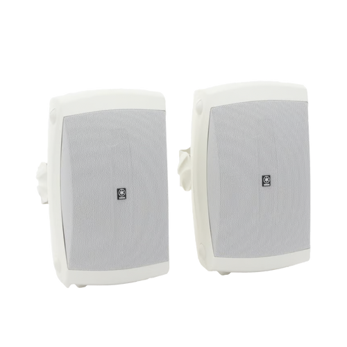 Altavoces de Montaje en Superficie de 2 vias | Woofer 5 in, Tweeter 0.5 in | Semi-Exterior, 6 ohms | Par Color Blanco