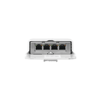 Switch PoE 24 V de Paso para Exterior con 4 Puertos Gigabit (1 PoE In, 3 PoE Out) NanoSwitch