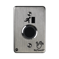 Interruptor IR NoTouch® de Acero Inoxidable, De un solo grupo, Símbolo de puerta