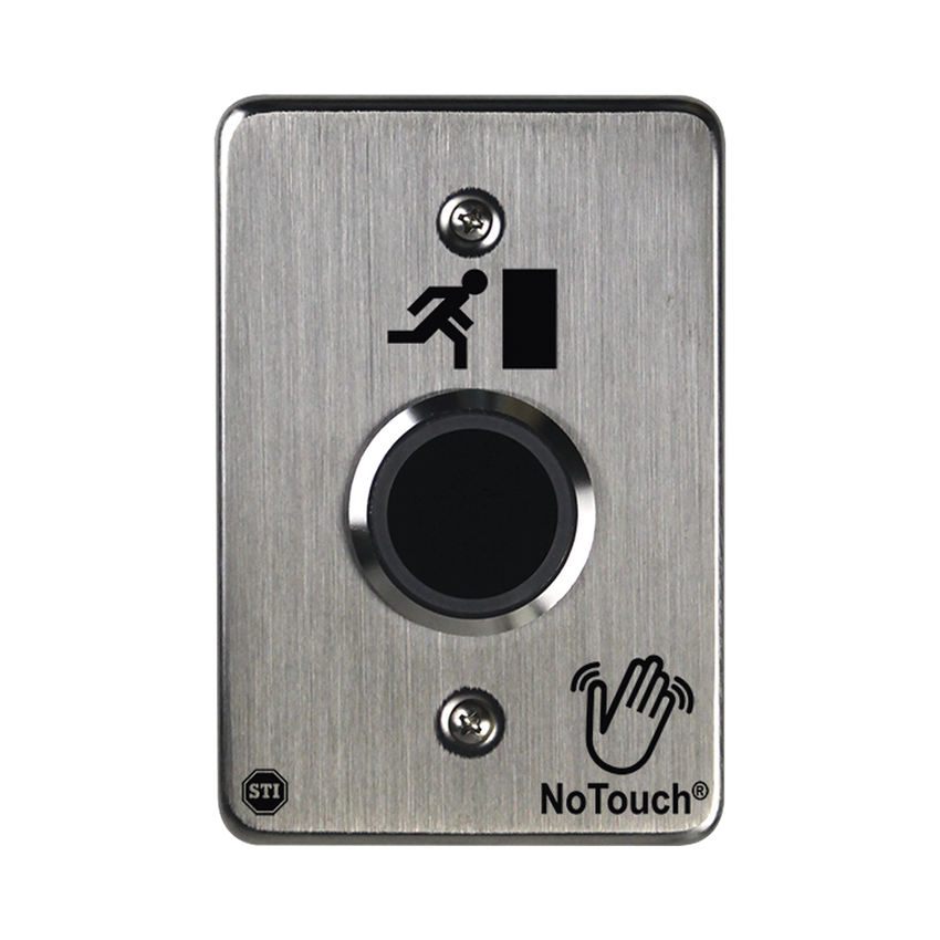 Interruptor IR NoTouch® de Acero Inoxidable, De un solo grupo, Símbolo de puerta
