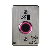 Interruptor IR NoTouch® de Acero Inoxidable, De un solo grupo, Símbolo de puerta