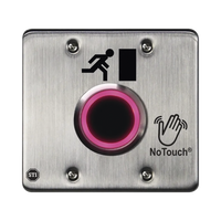 Interruptor IR NoTouch® de Acero Inoxidable, Salida Doble, Símbolo de Puerta