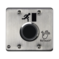 Interruptor IR NoTouch® de Acero Inoxidable, Salida Doble, Símbolo de Puerta