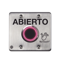 Interruptor IR NoTouch® de Acero Inoxidable, Salida Doble, ABIERTO