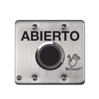 Interruptor IR NoTouch® de Acero Inoxidable, Salida Doble, ABIERTO