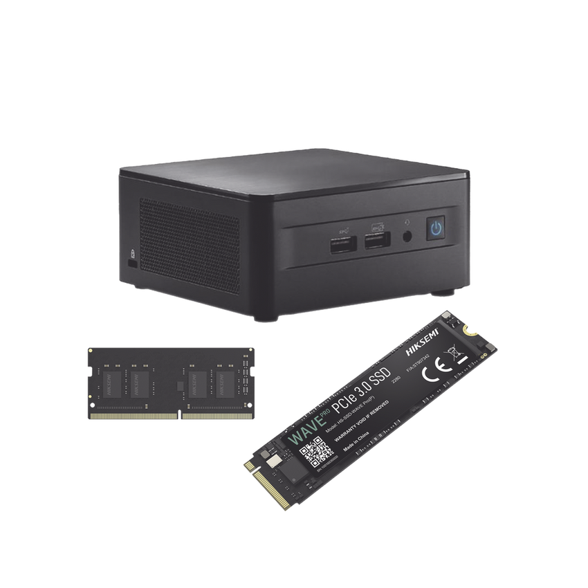 ASUS NUC KIT / ESTACION DE TRABAJO / CORE I5 12VA GENERACION / RAM 16GB / SSD 256