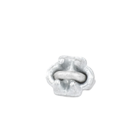 Nudo/ Perro/ Abrazadera Acero Forjado para Cable de 1/8", Galv. por Inmersión en Caliente.