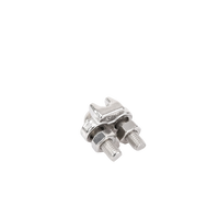 Nudo/ Perro/ Abrazadera Acero Forjado para Cable de 5/16", Acero Inoxidable.