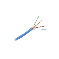 Bobina de Cable UTP de 305 Metros (1000 Pies) de Cobre, NetKey, Azul, Categoría 5e (24 AWG), Riser (CMR), de 4 Pares
