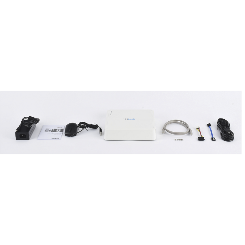 NVR 4 Megapixel (Compatibles con Cámaras AcuSense) / 4 Canales IP / 4 Puertos PoE+ / 1 Bahía de Disco Duro / Salida en Full HD