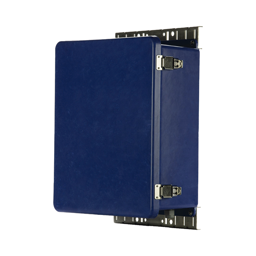 Gabinete de Seguridad para Wireless, NEMA 4X, IP66, de 356 x 305 x 152 mm, Color Azul