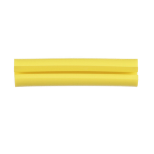Manguito Porta Etiquetas de Identificación, Para Fibra Simplex de 2 mm, 0.08 Pulgadas (2 mm) de Largo, Color Amarillo, Paquete de 100pz