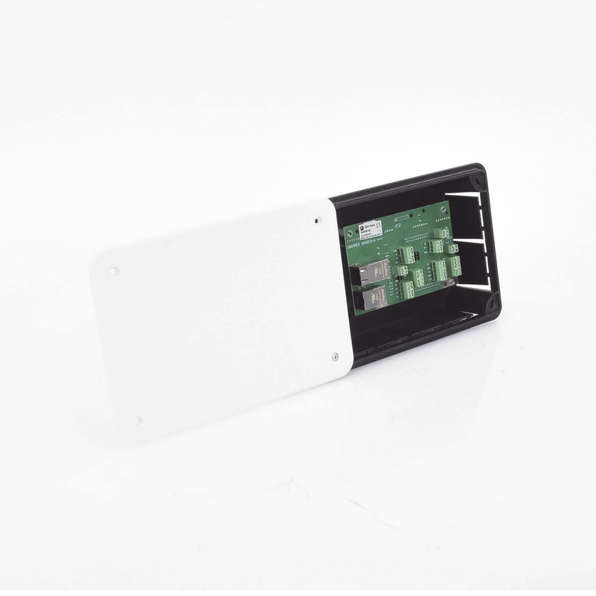 Terminal de Habitación IP Empotrable para Hospitales   / Bus RS485 / 12 Entradas Digitales / SIP / PoE / Compatible con NX1071 y NX1075