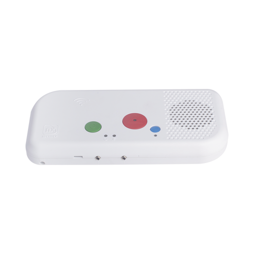 Terminal de Habitación IP para Hospital / Botón Azul de Llamada a Médico / Lector RFID 125 KHz / SIP / PoE / Compatible con NX1071 y NX1075