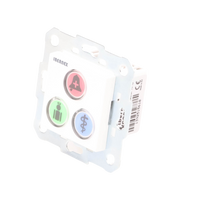 Modulo de 3 Botones iluminados con Lector RFID 125 KHz / Alarma / Cancelar y Código Azul / BUS RS485 / Compatible con NX0019/B, NX1021 y NX0015