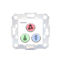 Modulo de 3 Botones iluminados con Lector RFID 125 KHz / Alarma / Cancelar y Código Azul / BUS RS485 / Compatible con NX0019/B, NX1021 y NX0015