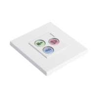 Modulo de 3 Botones iluminados con Lector RFID 125 KHz / Alarma / Cancelar y Código Azul / BUS RS485 / Compatible con NX0019/B, NX1021 y NX0015
