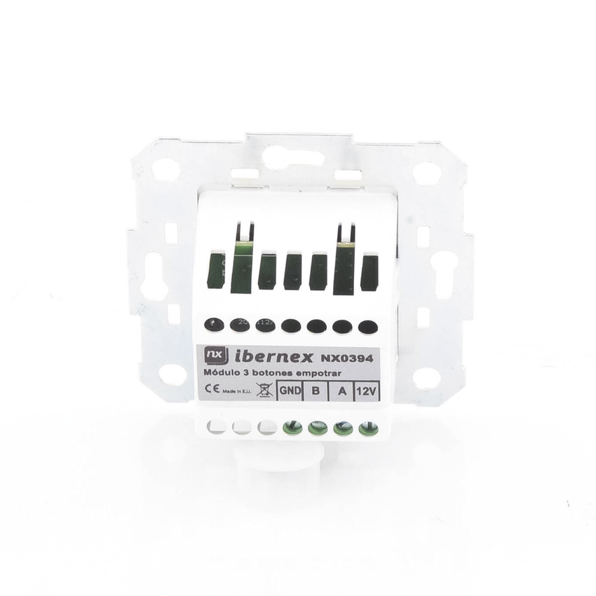 Modulo de 3 Botones iluminados para habitación de Hospital / Alarma / Cancelar y Código Azul / BUS RS485 / Compatible con NX0019/B, NX1021 Y NX0015
