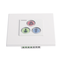 Modulo de 3 Botones iluminados para habitación de Hospital / Alarma / Cancelar y Código Azul / BUS RS485 / Compatible con NX0019/B, NX1021 Y NX0015