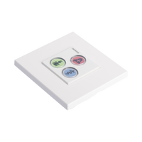 Modulo de 3 Botones iluminados para habitación de Hospital / Alarma / Cancelar y Código Azul / BUS RS485 / Compatible con NX0019/B, NX1021 Y NX0015