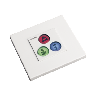 Modulo de 3 Botones iluminados / Alarma / Cancelar y Código Azul / BUS RS485 / Compatible con NX0019/B, NX1021 Y NX0015