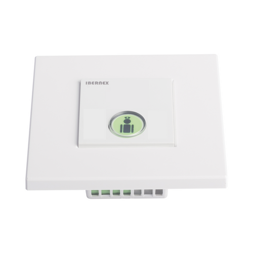 Botón Cancelador de Llamada Iluminado con Lector RFID 125 KHz, BUS RS485, Compatible con NX0019/B, NX0015 Y NX1021