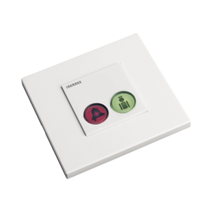 MODULO DE 2 BOTONES ILUMINADOS (ROJO Y VERDE) CON JACK DE 3,5MM PARA PULSADORES NX0871 Y NX0881 Y LECTOR RFID 125KHz INTEGRADO (4). CONEXION BUS RS485