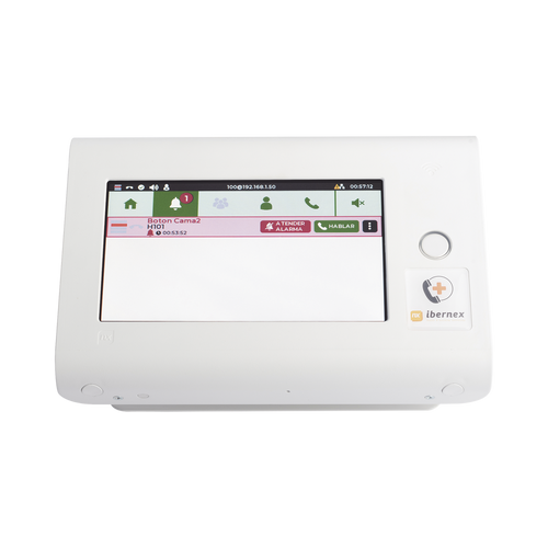 Consola de Sobremesa para Hospitales / Puesto de Control de Enfermería / Pantalla Táctil 7" / PoE / SIP / RFID / Compatible con NX0019/B, NX1021 y NX0015
