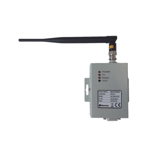 Repetidor y Amplificador de Señal Inalámbrico / Modulación FSK / Dimensiones 100x75x25 mm / Peso 0.24 kg / Alimentación 5 V CC o 220 V CA / ABS Antibacteriano