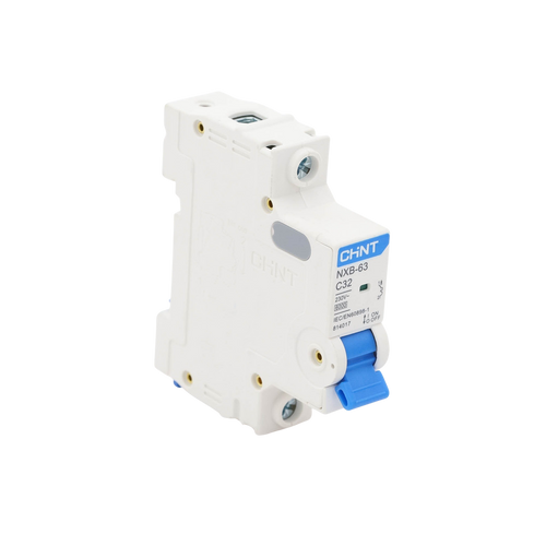 Pastilla para Riel Din, 1 Polo, 32 Amp, Vca:110/415v, 6kA, Catálogo: NXB631PC32.