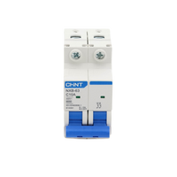 Pastilla para Riel Din, 2 Polos, 10 Amp, Vca:110/415v, 6kA, Catálogo: NXB632PC10.