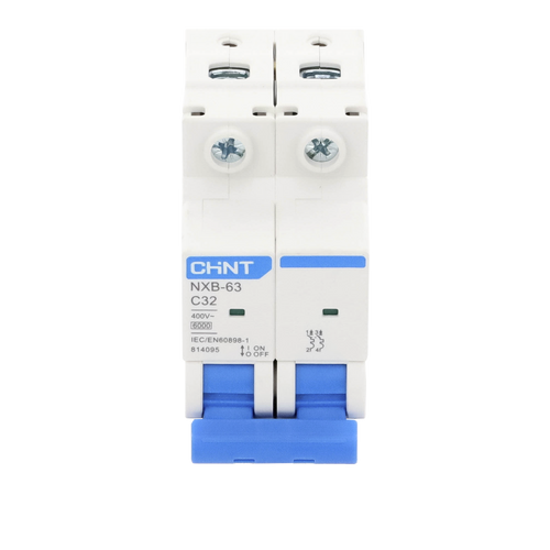 Pastilla para Riel Din, 2 Polos, 32 Amp, Vca:110/415v, 6kA, Catálogo: NXB632PC32.