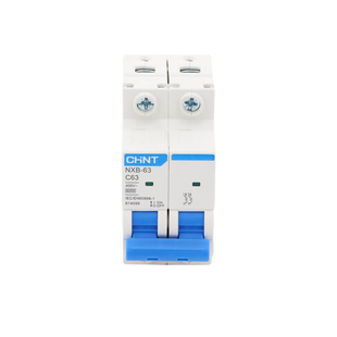 Pastilla para Riel Din, 2 Polo, 63 Amp, Vca:110/415v, 6kA, Catálogo: NXB632PC63.