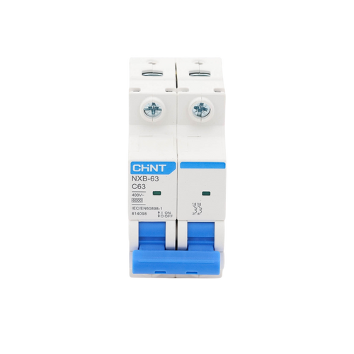 Pastilla para Riel Din, 2 Polo, 63 Amp, Vca:110/415v, 6kA, Catálogo: NXB632PC63.