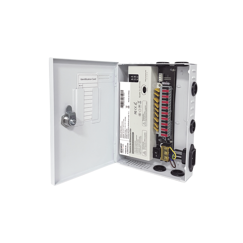 Fuente / 11-15 V / 9 canales / 16 A / Alta tecnología en seguridad / Doble ventilador / Hasta 1.8 Amperes por Salida / Filtro de ruido por canal / Diseño de alta gama.