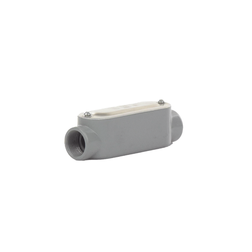 Caja Condulet tipo C de 3/4" (19.05 mm) Incluye tapa y tornillos.