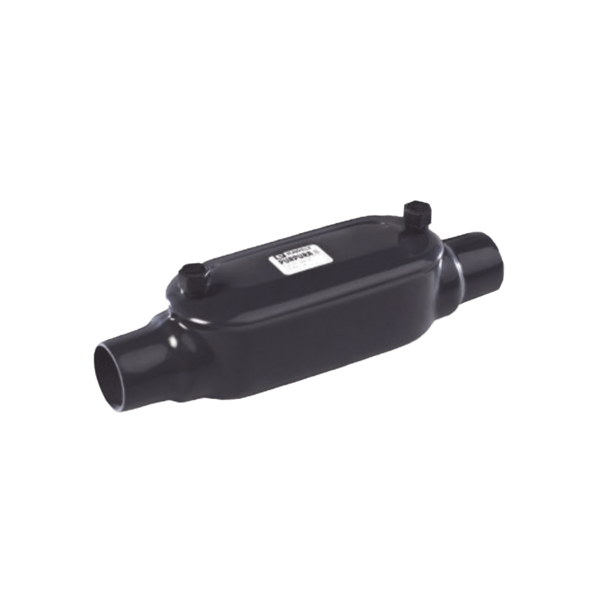 Caja Ovalada tipo C con Recubrimiento Exterior de PVC de 1 1/4" (32 mm).