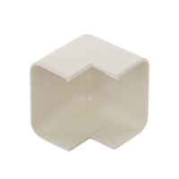 Esquinero exterior, para uso con canaleta LD10, material ABS, Color Blanco Mate