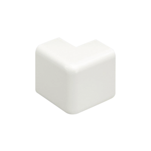 Esquinero exterior, para uso con canaleta LD10, material ABS, Color Blanco Mate