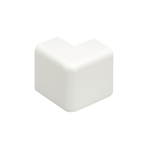 Esquinero exterior, para uso con canaleta LD3, material ABS, Color Blanco Mate