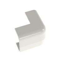 Esquinero exterior, para uso con canaleta LD5, material ABS, Color Blanco Mate