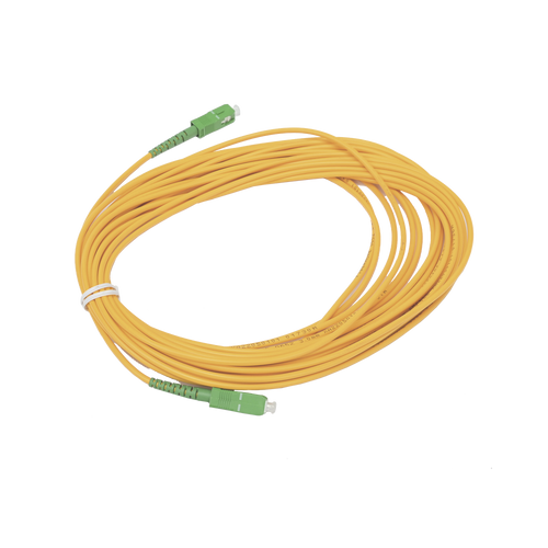 Jumper de Fibra Óptica Simplex, Monomodo, con Conectores SC/APC-SC/APC, 10 Metros (32.81 Pies)