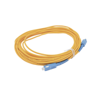 Jumper de Fibra Óptica Simplex, Monomodo, con Conectores SC/UPC-SC/UPC, de 10 Metros (32.81 Pies)