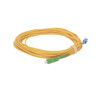 Jumper de Fibra Óptica Simplex, Monomodo, con Conectores SC/UPC-SC/APC, de 10 Metros (32.81 Pies)