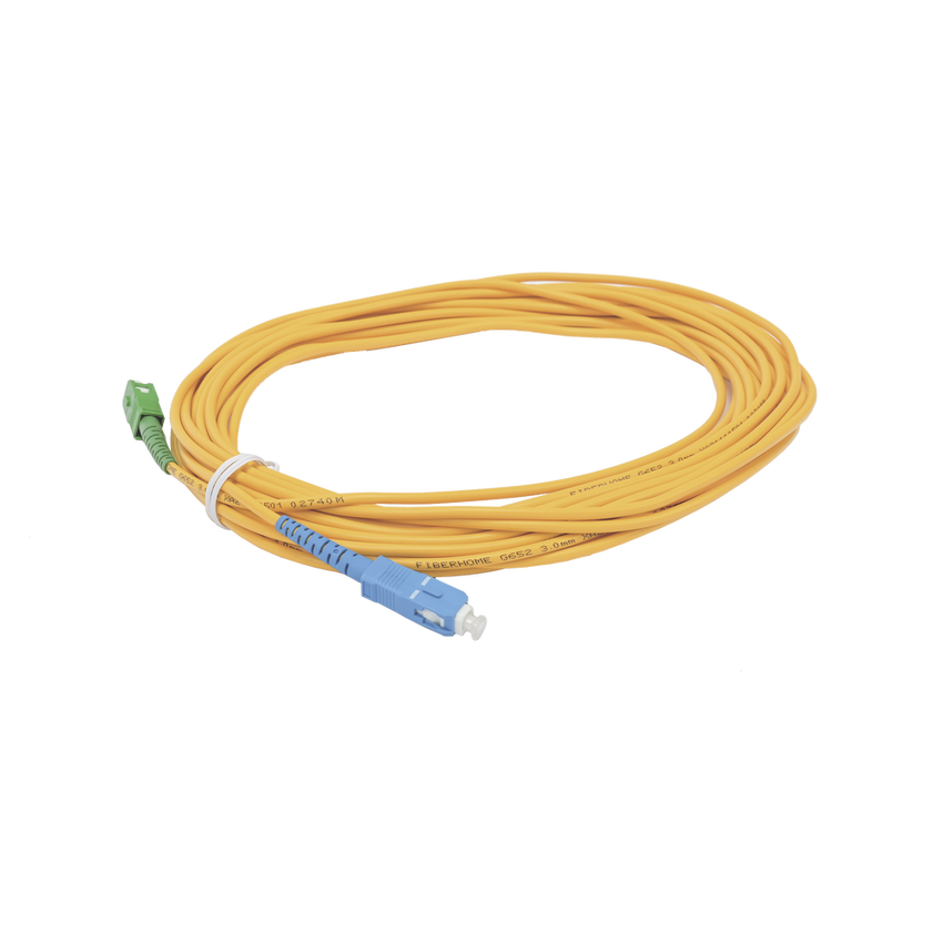 Jumper de Fibra �ptica Simplex, Monomodo, con Conectores SC/UPC-SC/APC, de 10 Metros (32.81 Pies)
