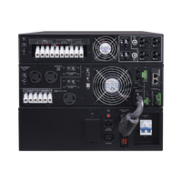 UPS de 10000 VA/10000 W, Online Doble Conversión, 200 - 240 Vac de Entrada, 120 - 240 Vac de Salida, Entrada Hardwired, Onda Senoidal Pura, Torre o Rack de 8 UR, Con 6 Tomas NEMA 5-20R, 3 NEMA L6-30R y Terminal Hardwire